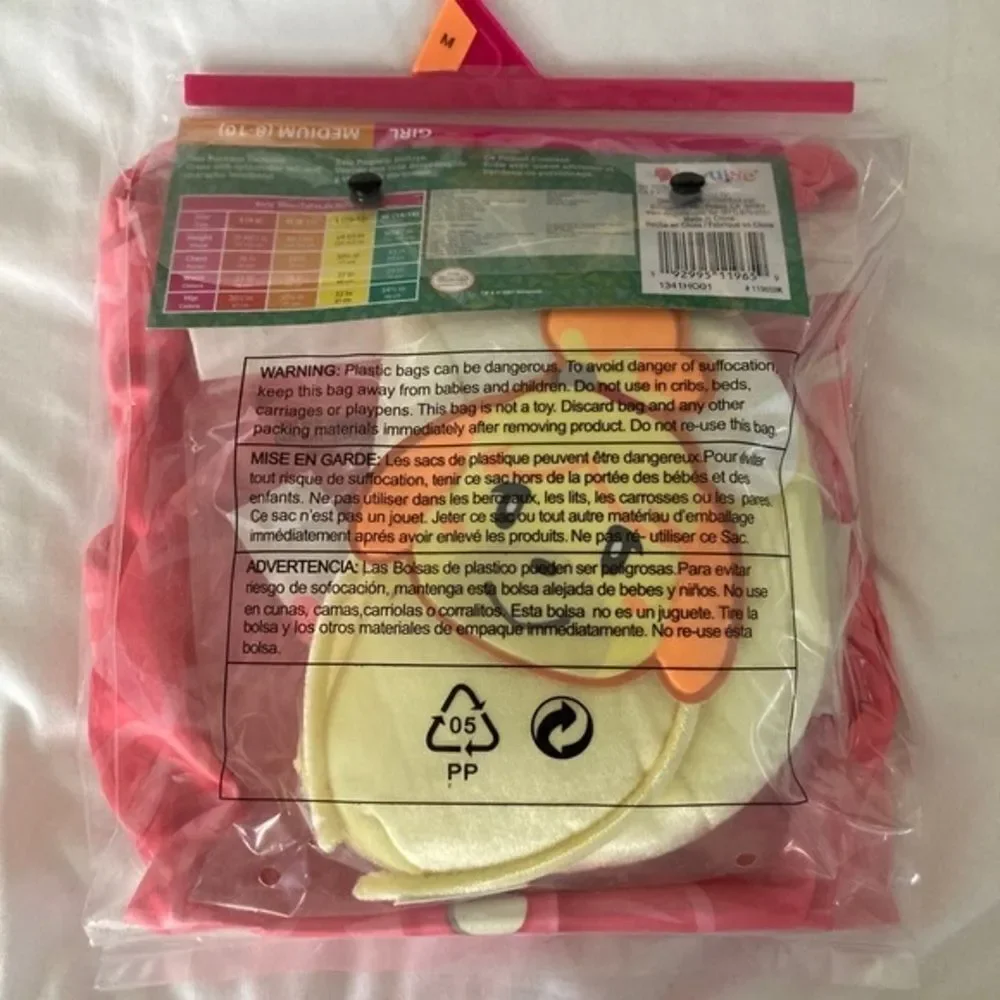 Animal Crossing Isabelle Costume Girl Dress Headband Medium 8-10 NEW Halloween - Picture 3 of 5